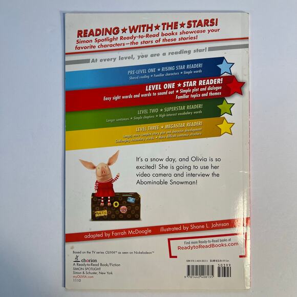 Ready to Read Charlie Brown and Olivia Childrens Books Paperback Set of 2 - Picture 7 of 7